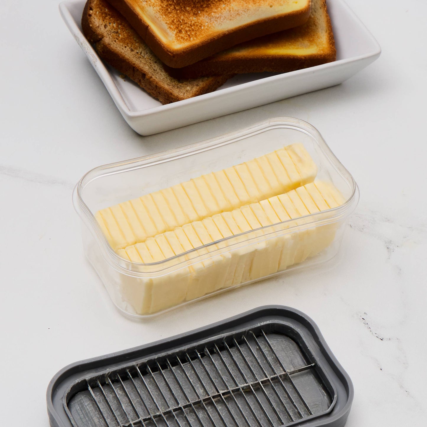 Butter Slicer with Container - Smoke