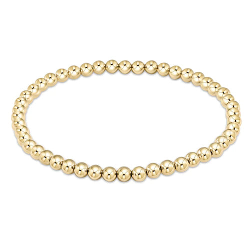 Enewton extends - classic gold 4mm bead bracelet