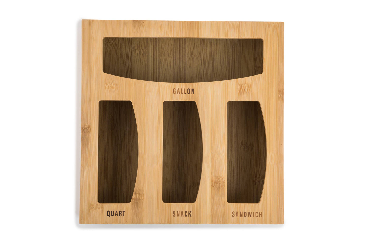 Bamboo Multi Plastic Bag Organizer