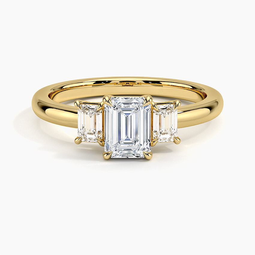 Three Stone Diamond Engagement Ring