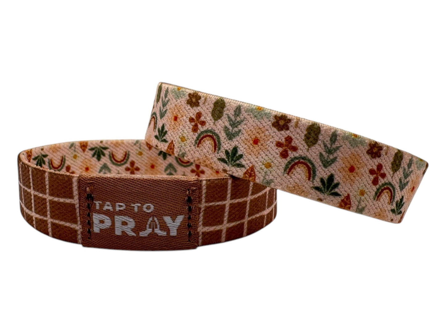 Tap To Pray™ Wristbands - Prairie & Plaid: Small