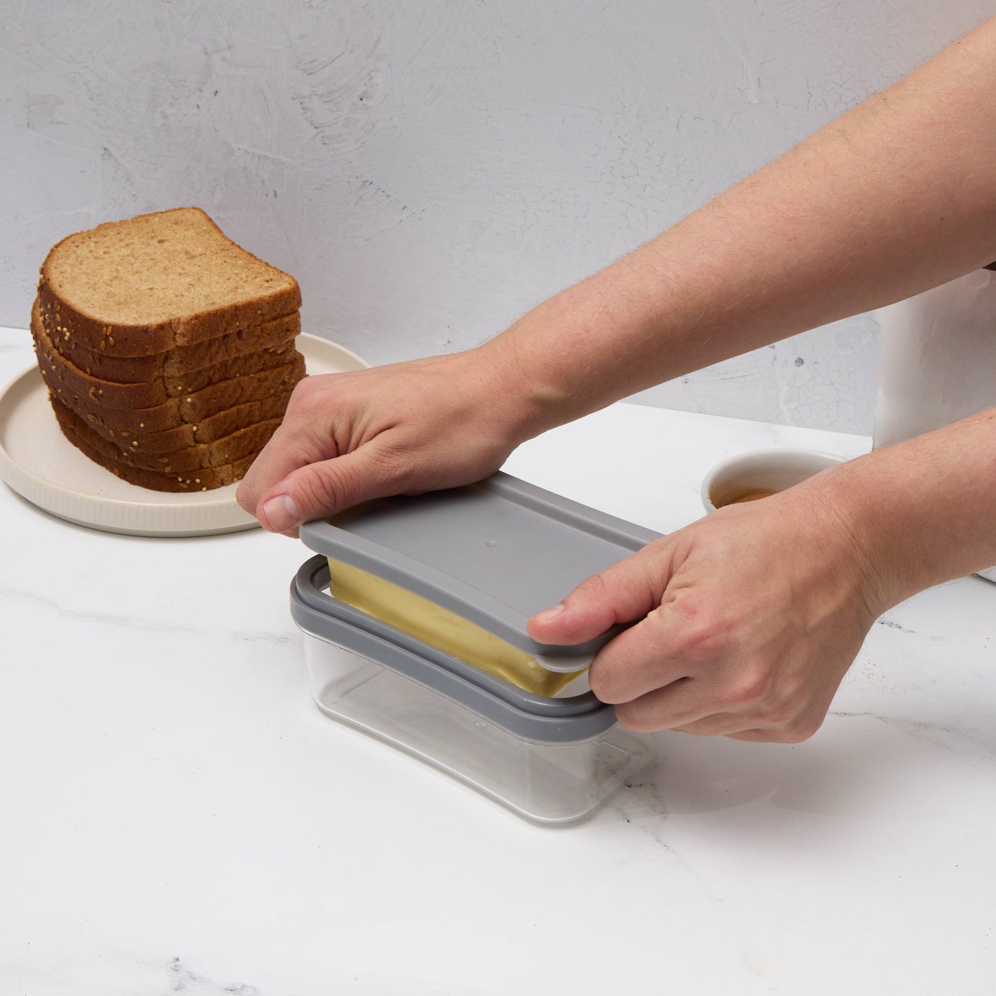 Butter Slicer with Container - Smoke