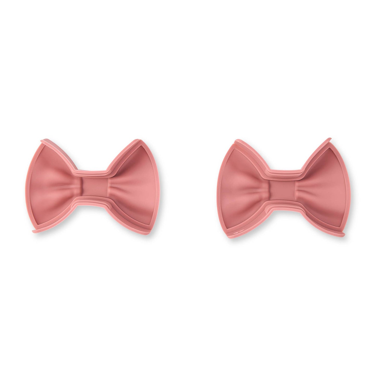 2pk Silicone Bow Pot Holders - Vintage Pink