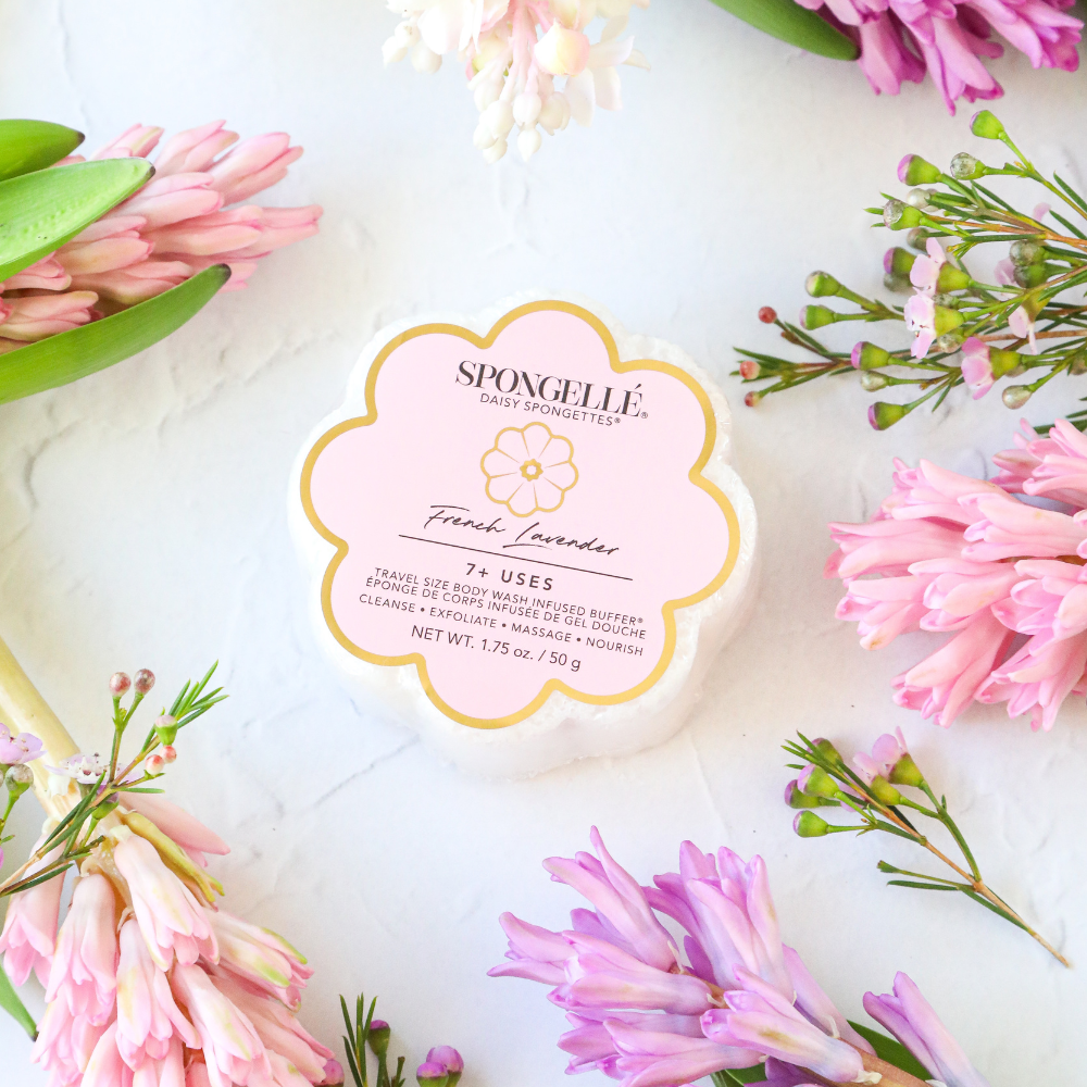 French Lavender Daisy Spongette | Gifts