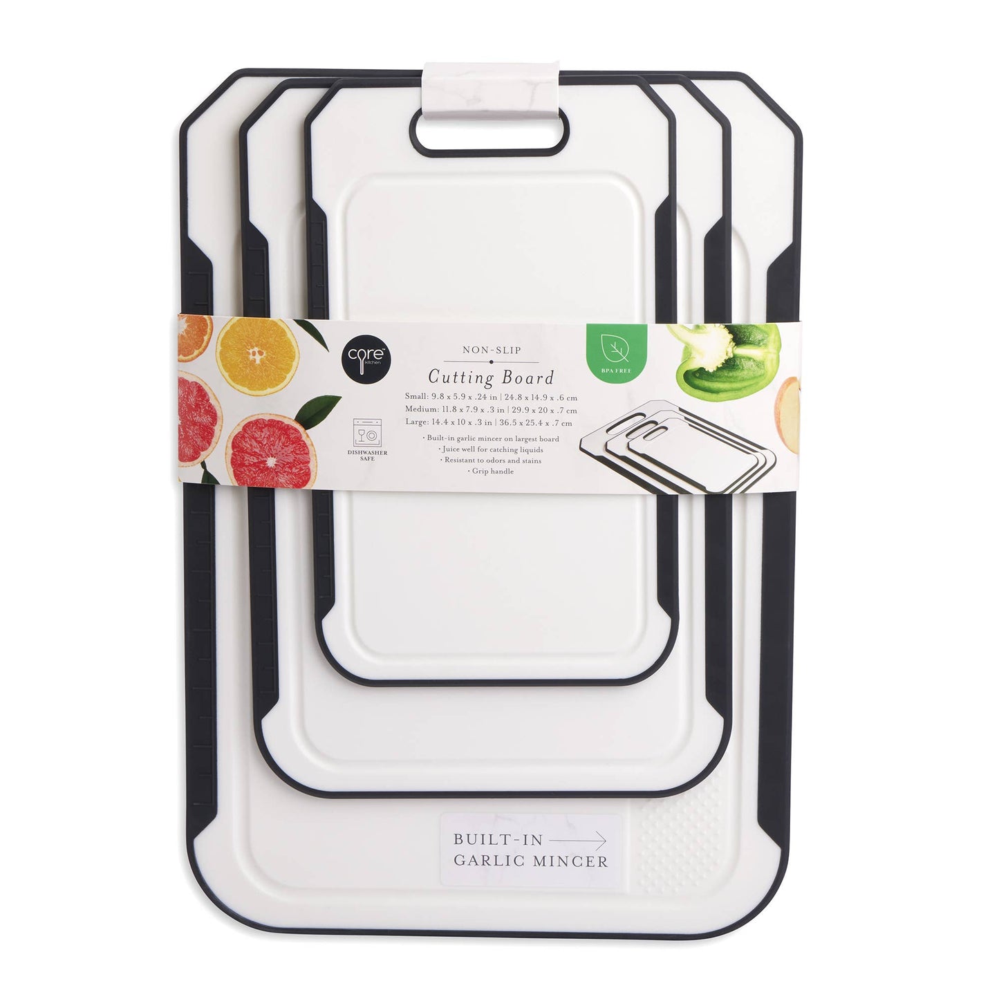 3pc Nonslip Cutting Board - ECLIPSE