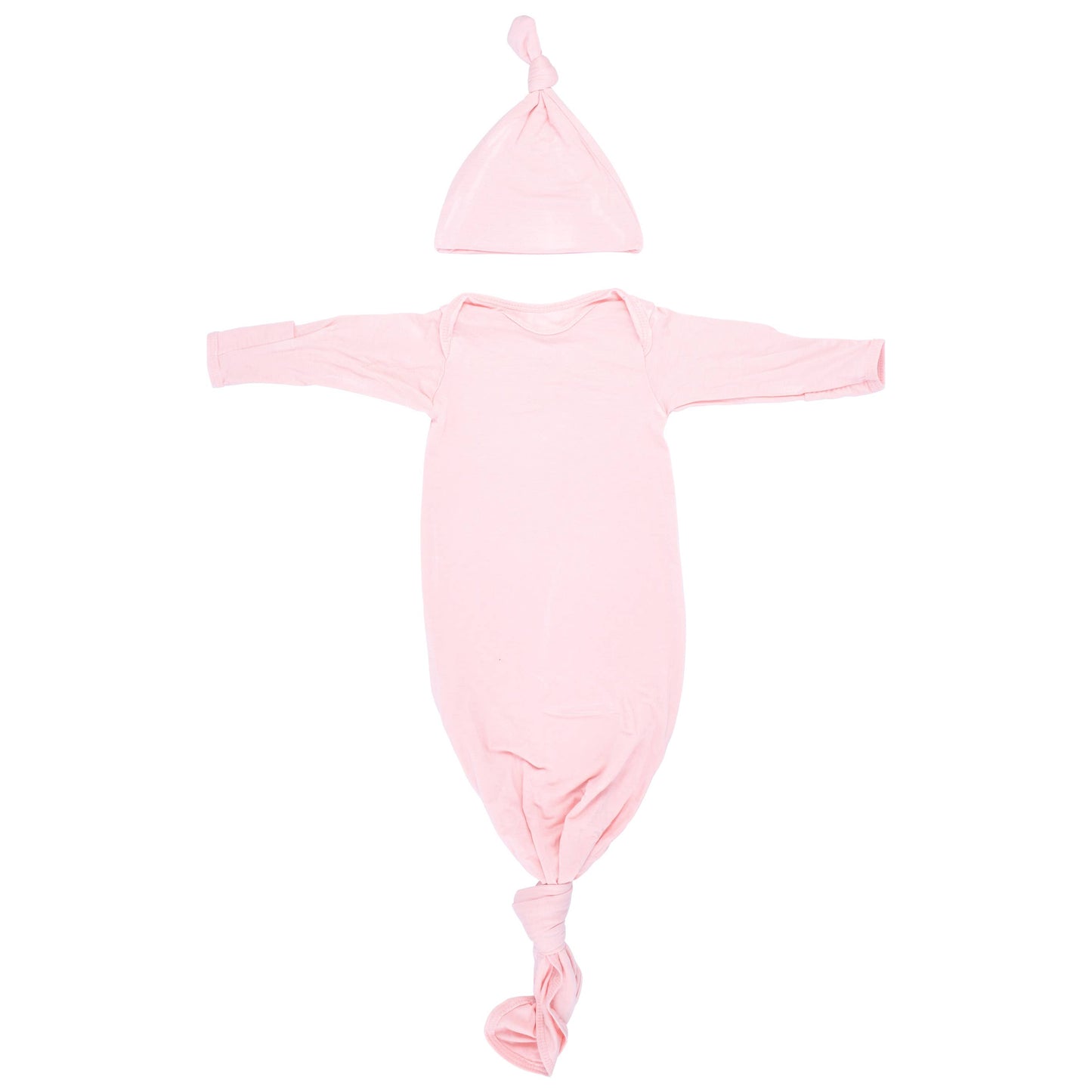Heavenly Pink Knotted Gown: Gown
