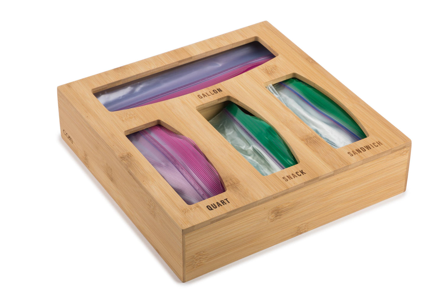 Bamboo Multi Plastic Bag Organizer