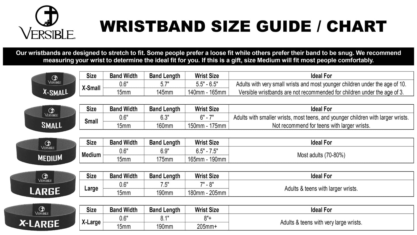 Tap To Pray™ Wristbands - Prairie & Plaid: X-Small
