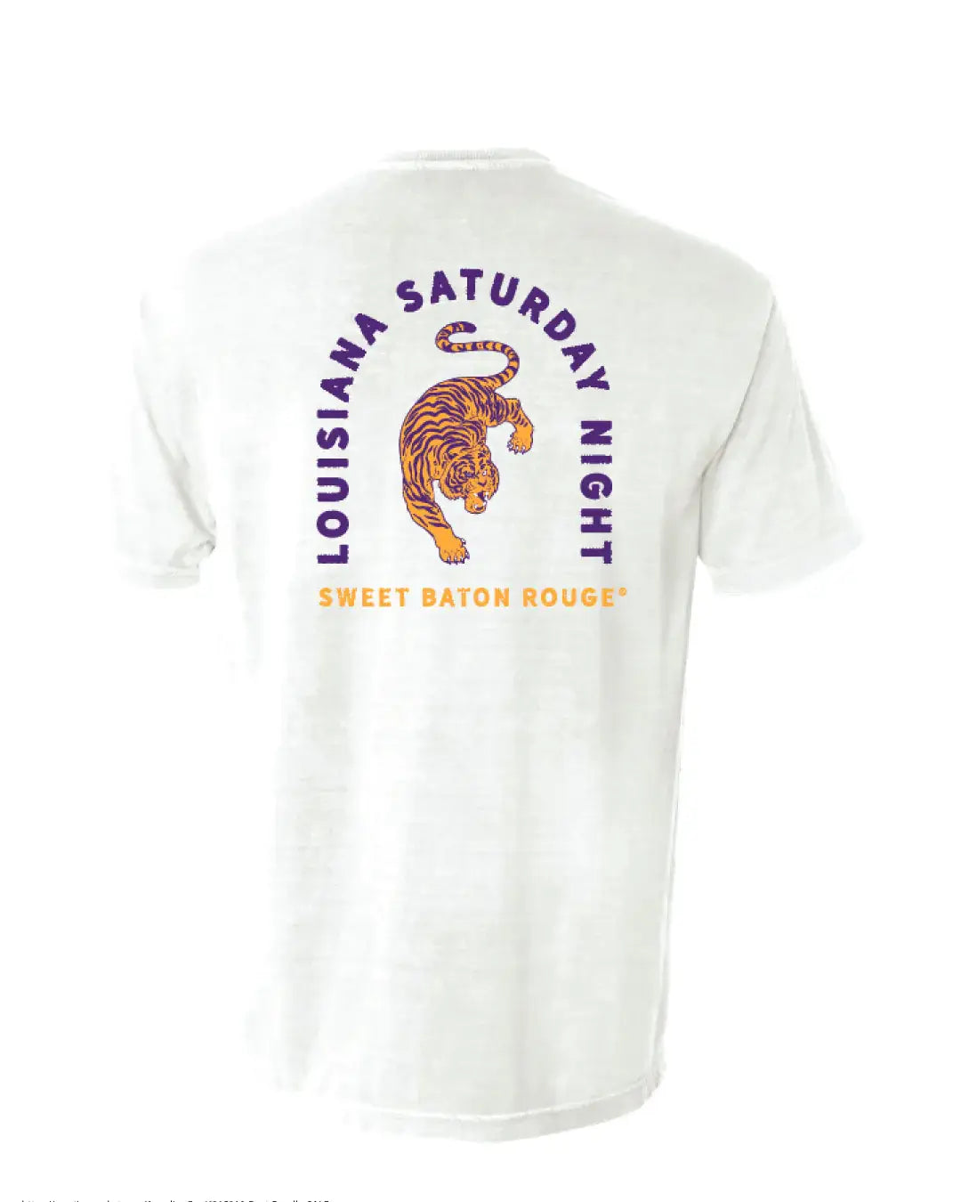 Louisiana Saturday Night Tiger Pocket T-Shirt: Medium