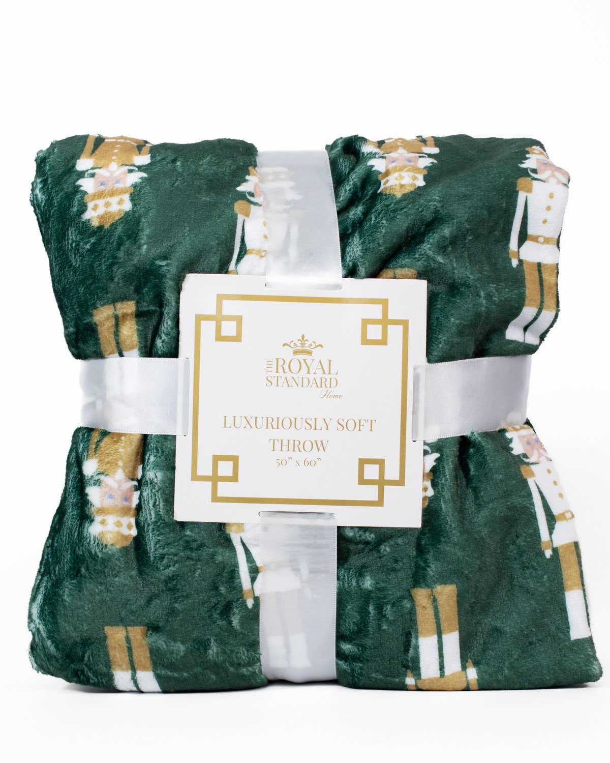 Alpine Nutcracker Throw Dark Green/Multi 50x60