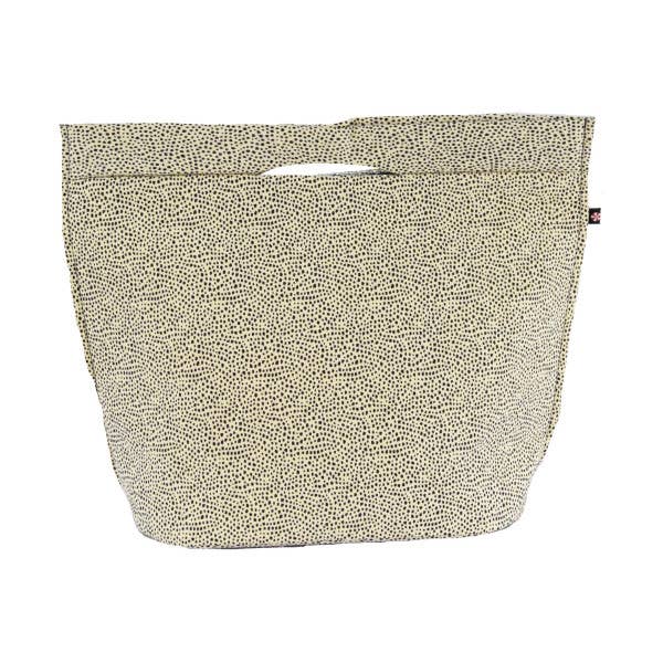 Cheetah Seersucker Insulated Lizzi Tote | Mint