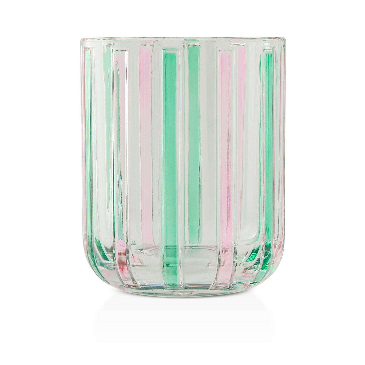 4pk 13.5oz Embossed Tumbler - Stripe ARF/PIS