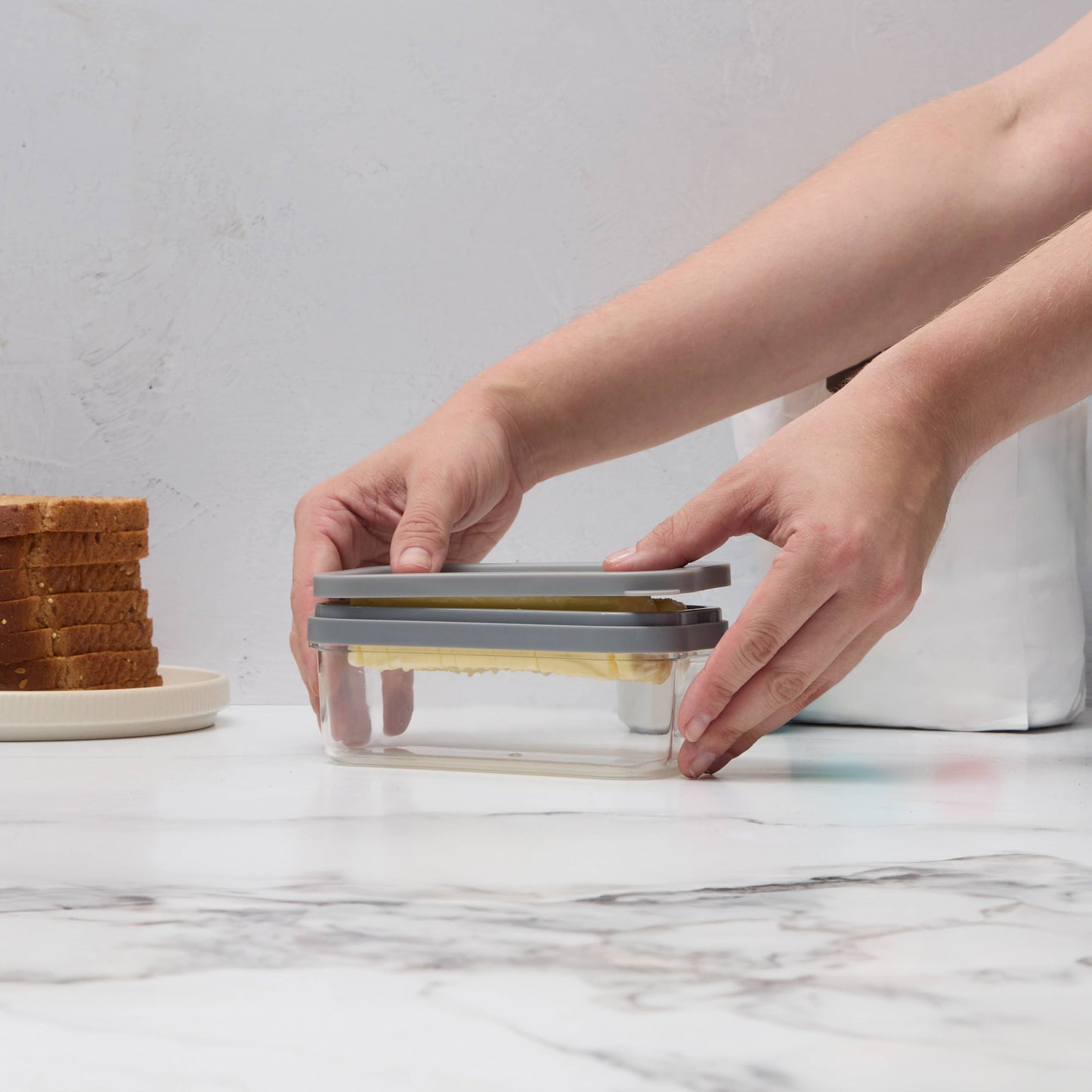Butter Slicer with Container - Smoke