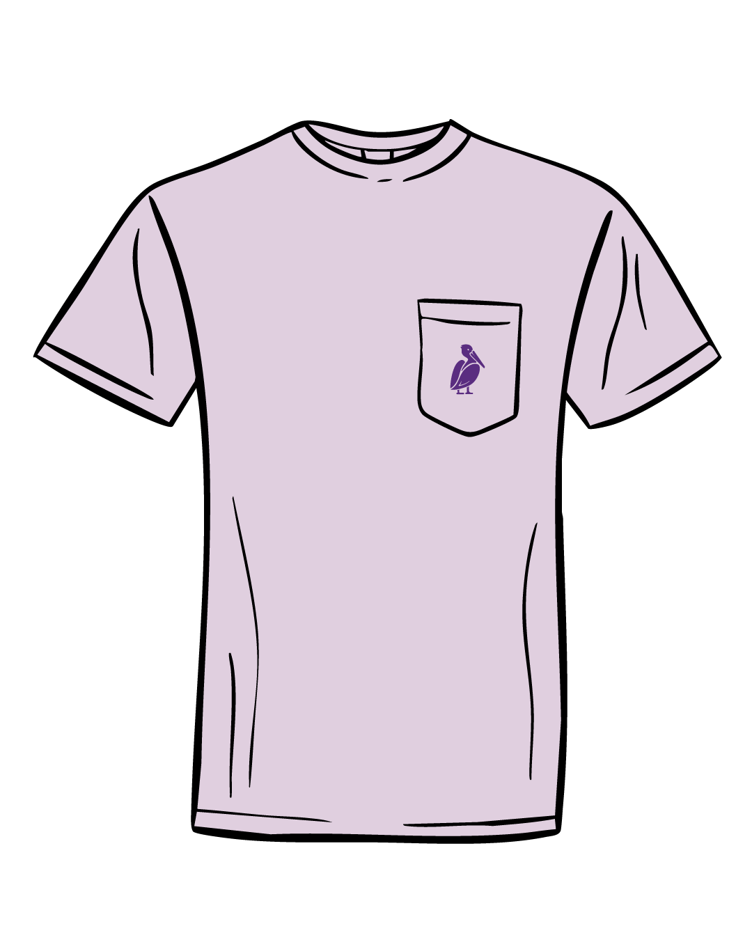 Ain't No Day Like Gameday Pocket T-Shirt : Orchid / L