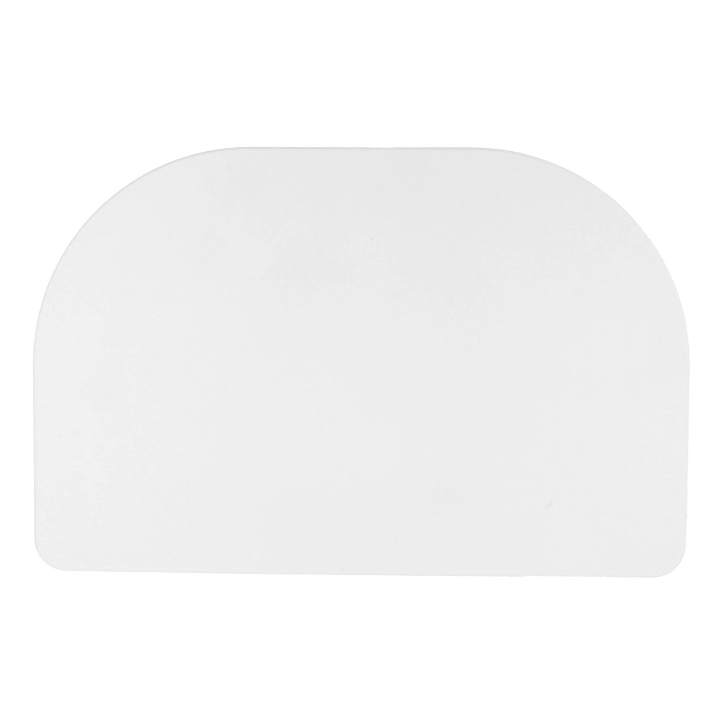 Diatomite Semi Circle Bath Mat - White