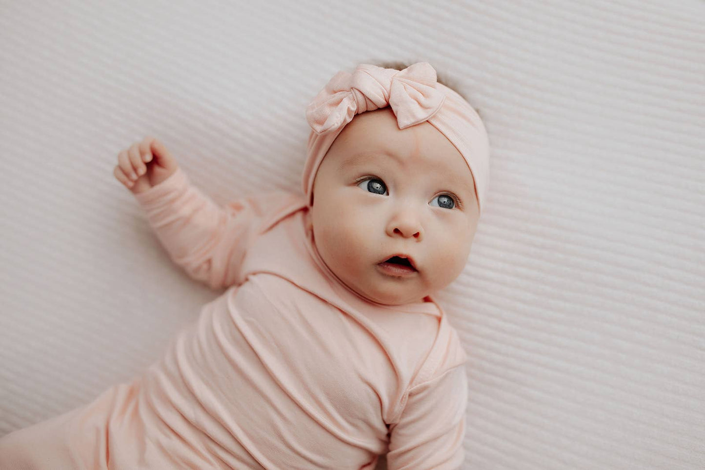 Heavenly Pink Knotted Gown: Gown