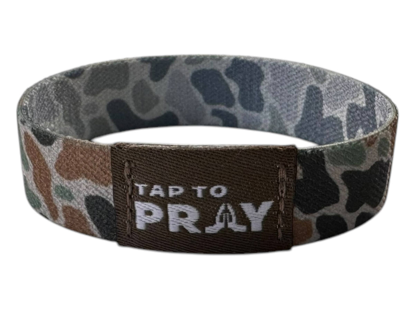 Tap To Pray™ Wristbands - River Rock Camo Classic & Sage: Small / River Rock Camo Class / Sage