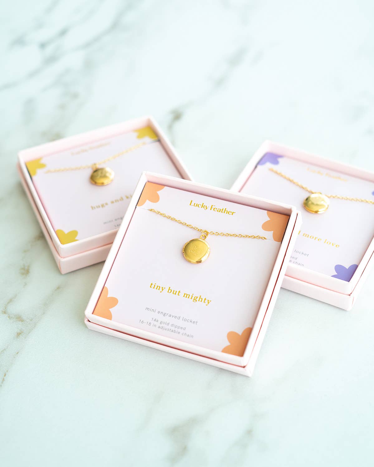 Mini Engraved Locket - BUTTERFLY