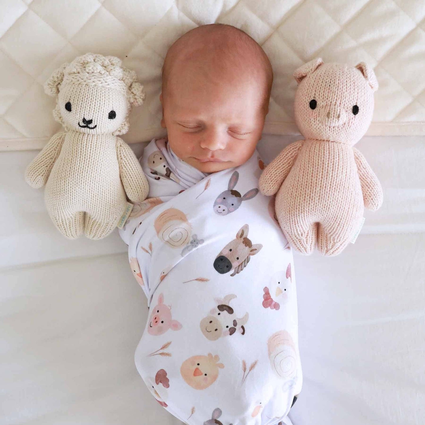 Barnyard Buddies Oversized Swaddle Blanket