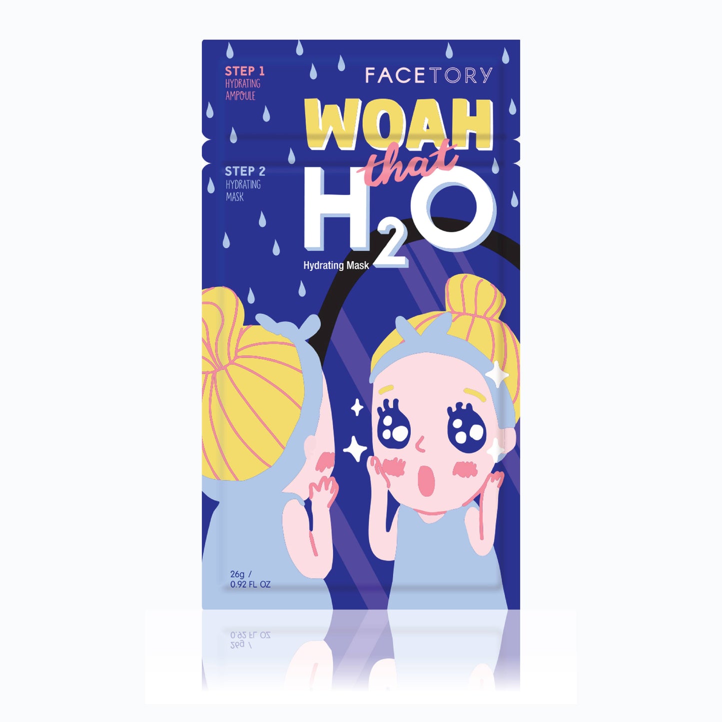 Face Mask - Korean Beauty - 2-Step Hydrating - Woah That H2O