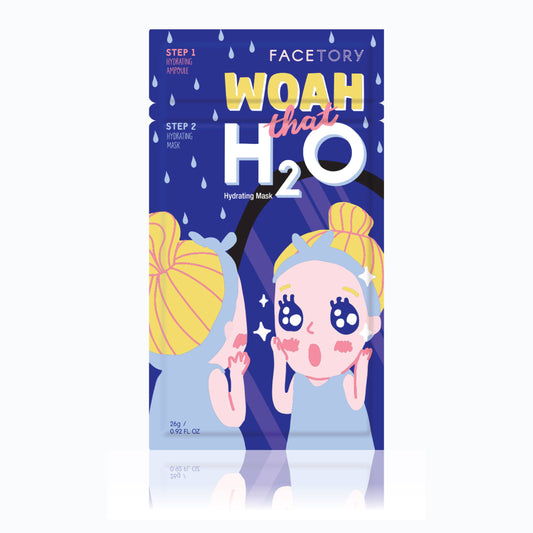 Face Mask - Korean Beauty - 2-Step Hydrating - Woah That H2O