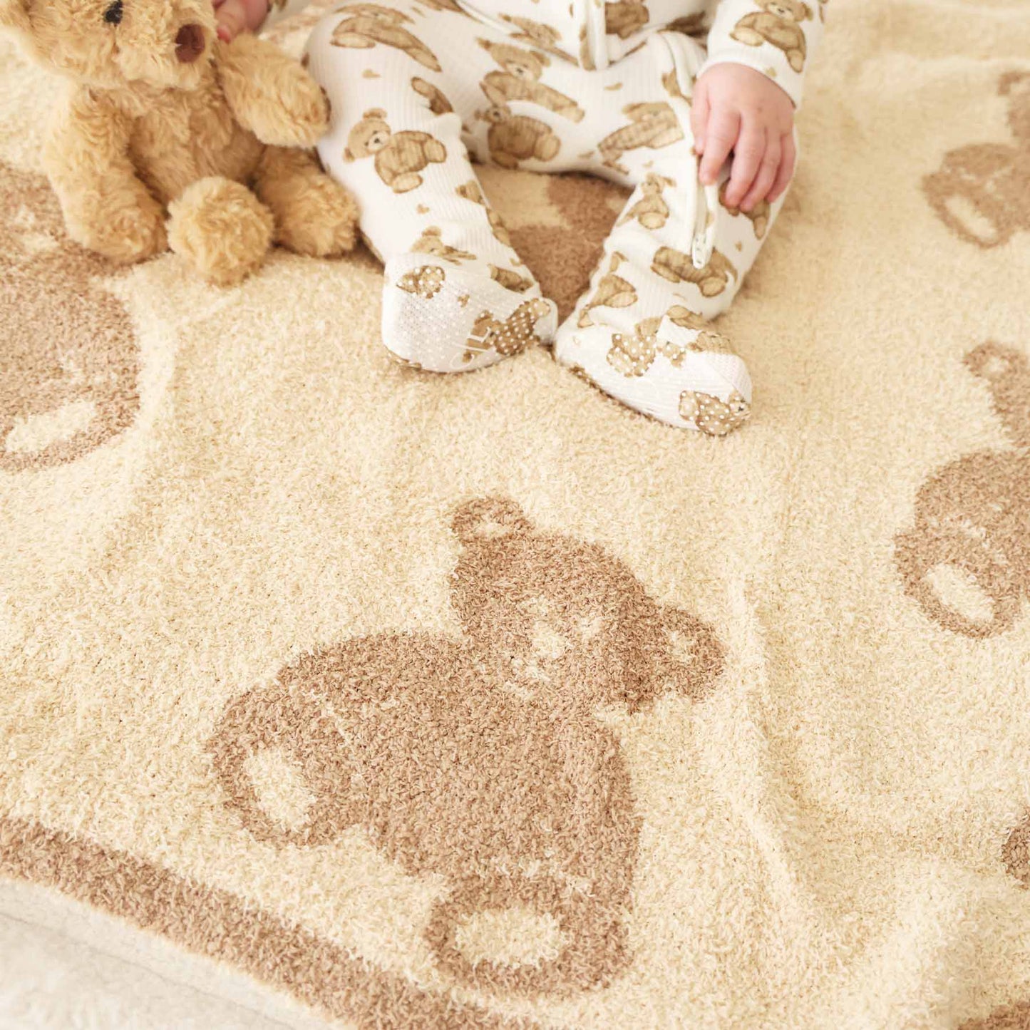 CuddleLane™ Luxe Blankets | Teddy Bears: Baby Blanket (40" x 30")