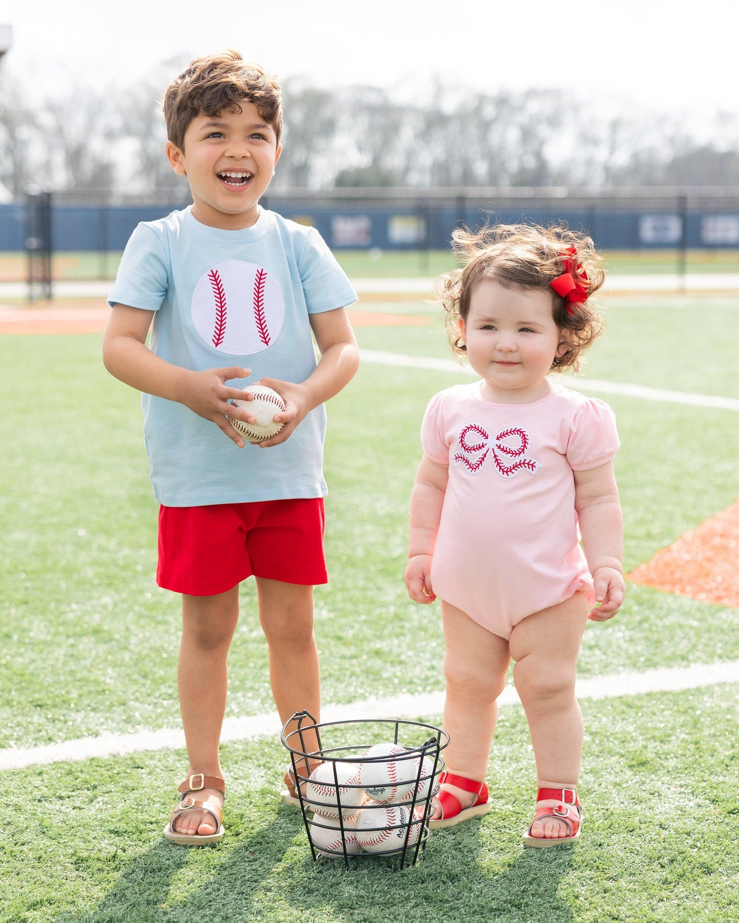 Ball Park Bow Bubble: 9 Months