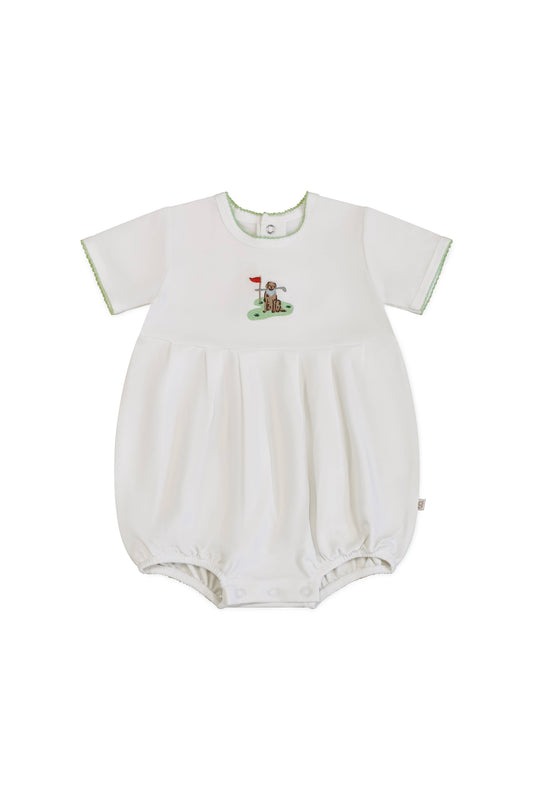 Golf Dog - Pip Embroidered Bubble : 3-6 mo