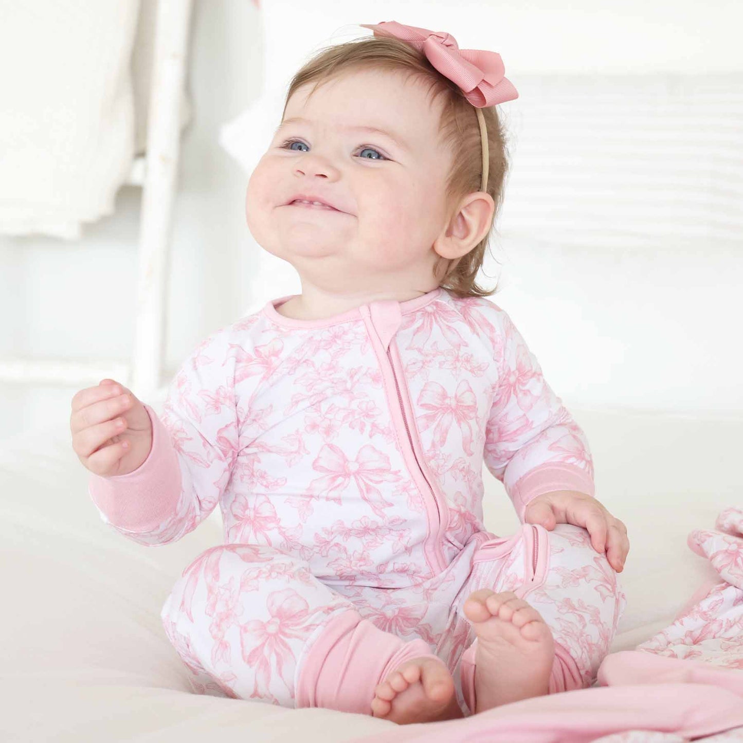 Fancy Frills Convertible Zip Romper: 0-3 months
