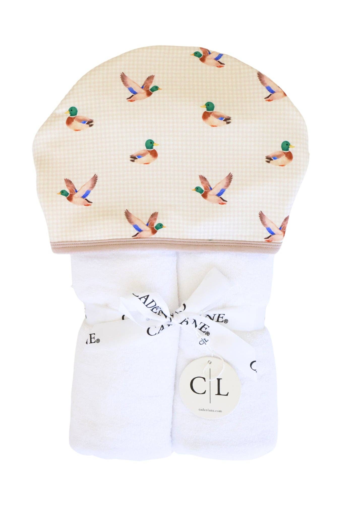Bamboo Hooded Towel | Little Mallard (Wholesale): Baby