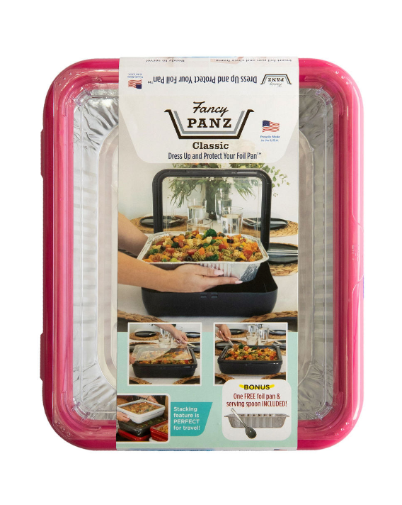 Classic Set - Pan Frame w/ Lid & Serving Spoon - Hot Pink