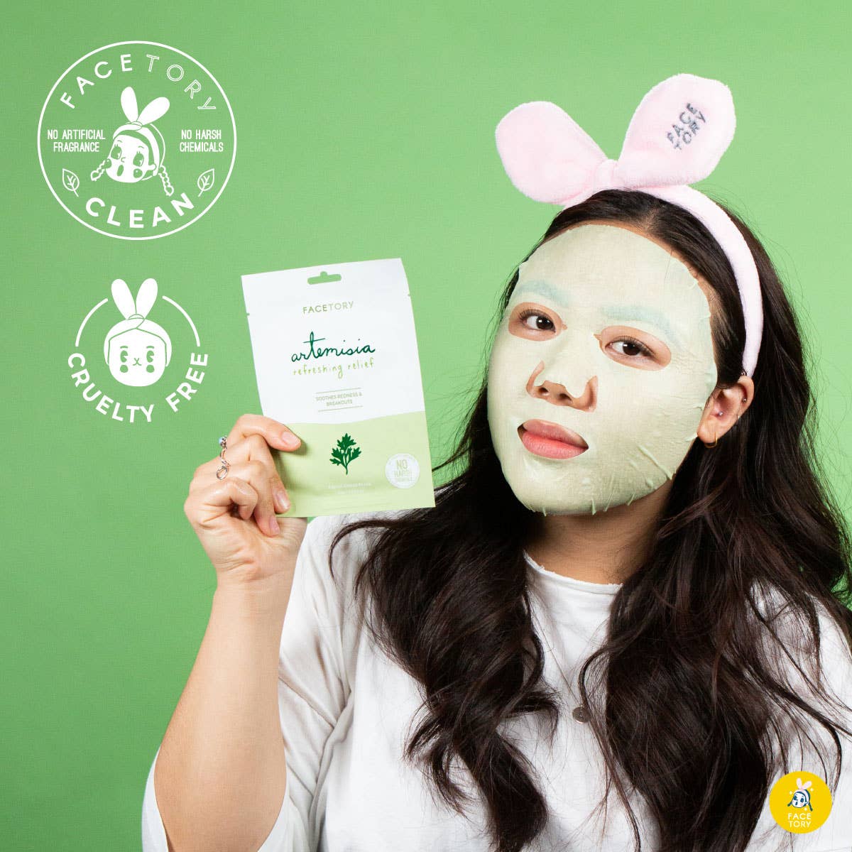 Face Mask - Korean Beauty - Artemisia Refreshing Relief