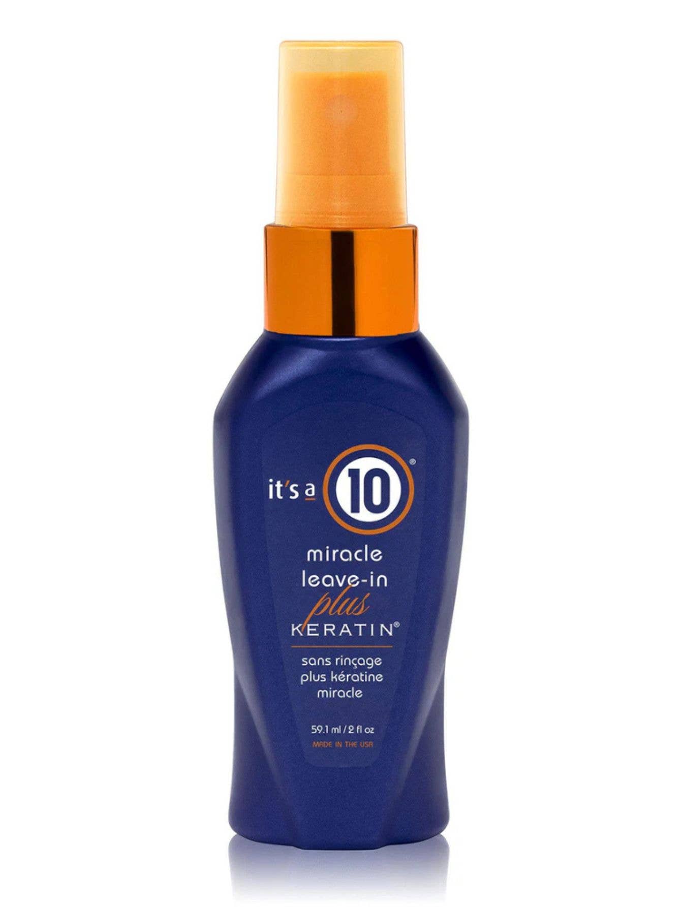 It's a 10 Miracle Leave-In Plus Keratin Hair Treatment