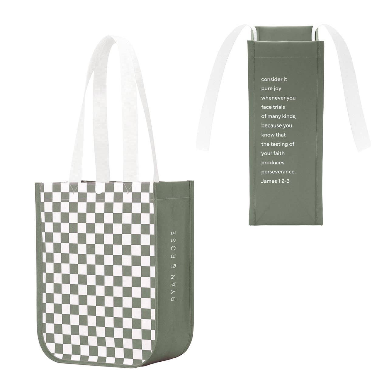 Snap Tote: Plum Path