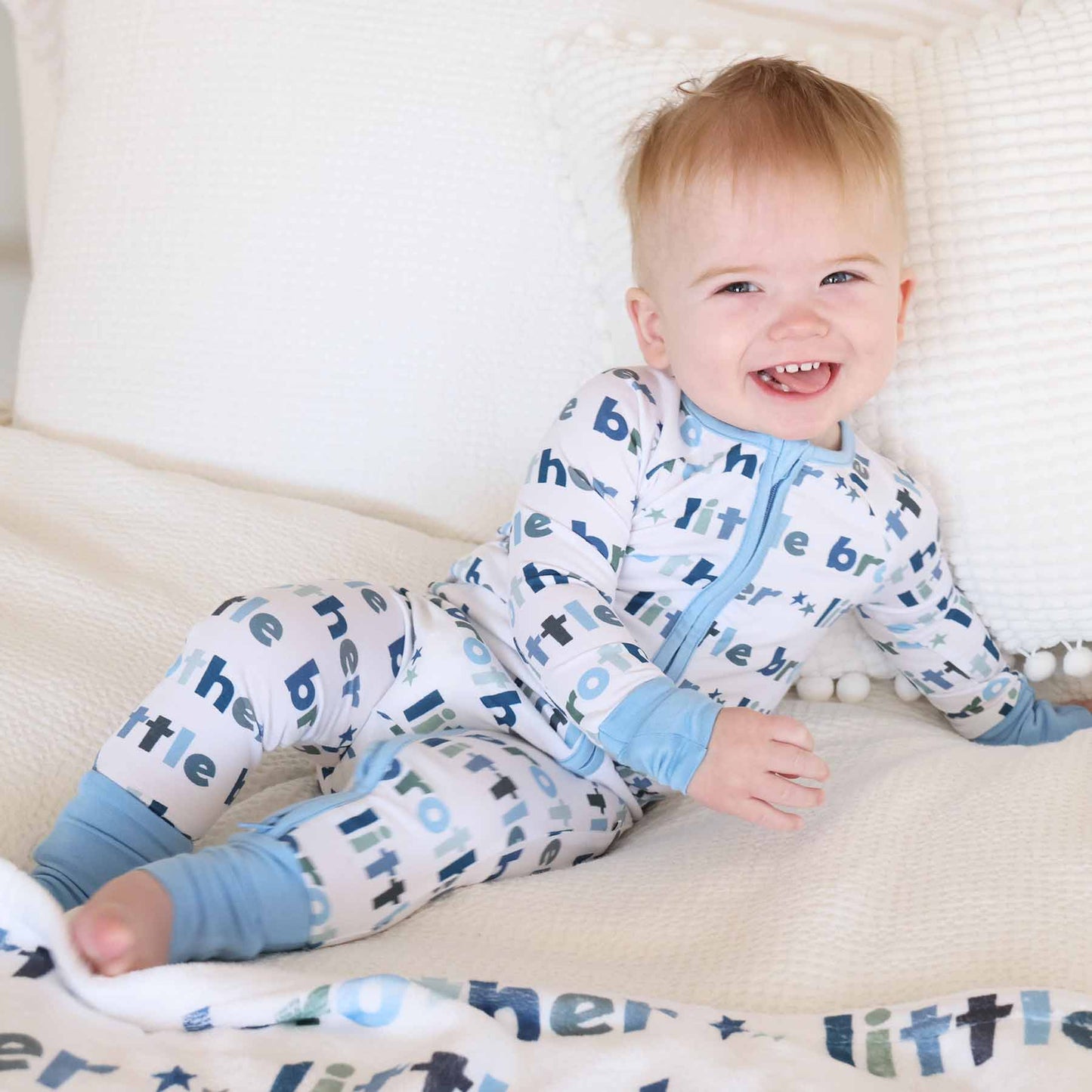 Little Brother Convertible Zip Romper: 0-3 months