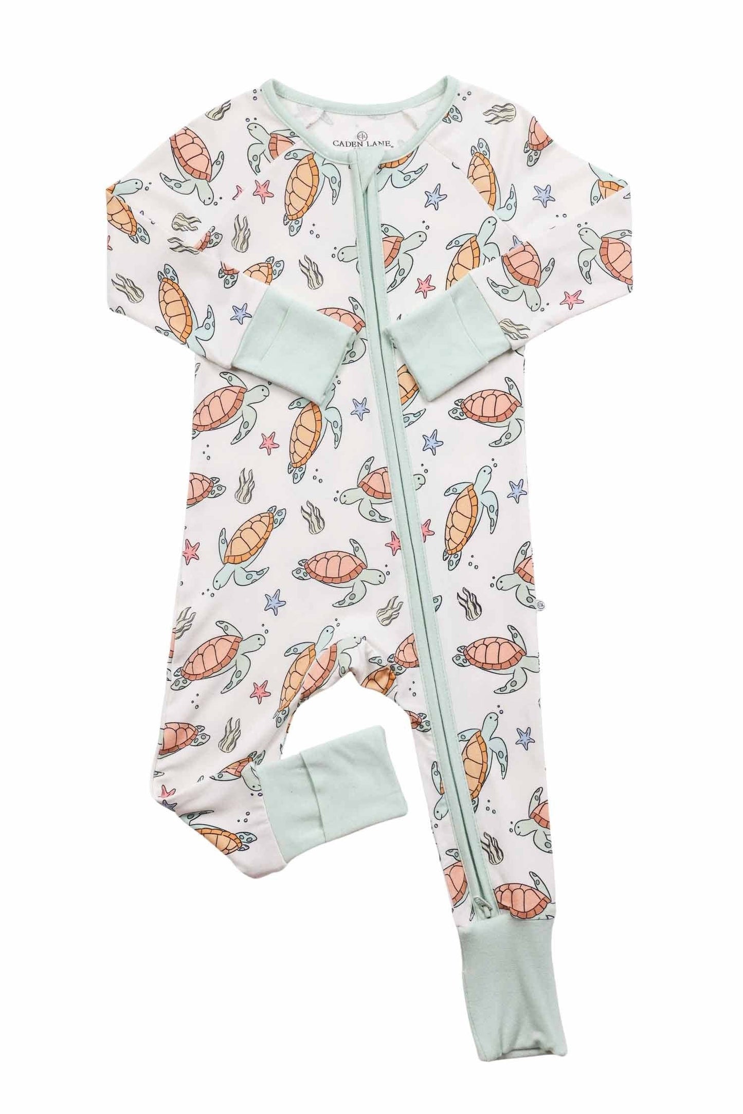 Convertible Zip Romper | Turtley Rad: 6-12 months