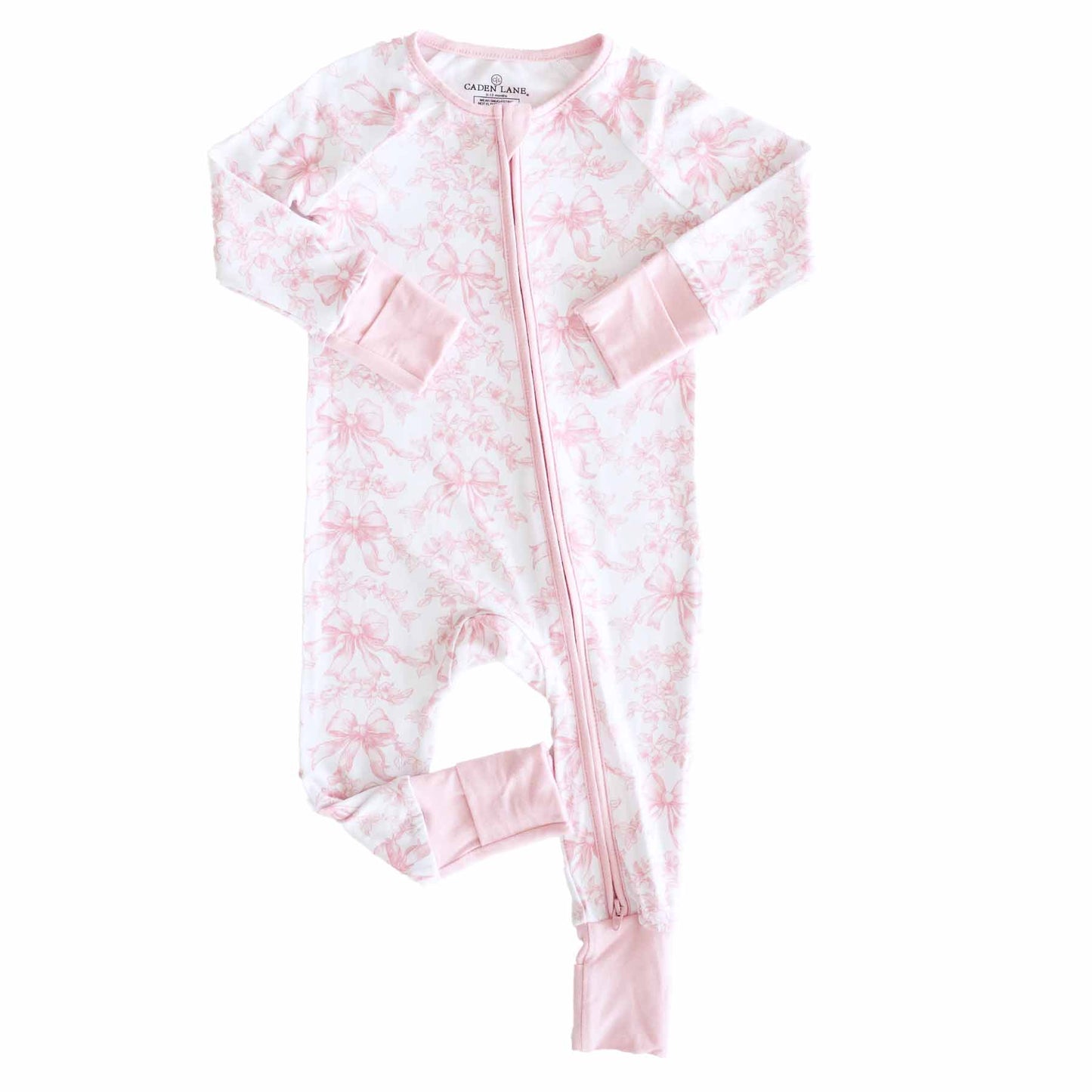 Fancy Frills Convertible Zip Romper: 0-3 months