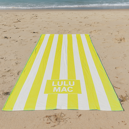 BT1413-Yellow Darby Beach Towel