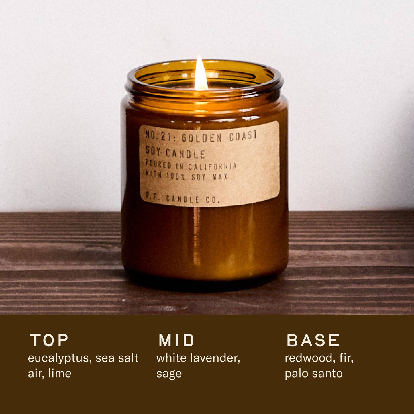 Golden Coast - 7.2 oz Standard Soy Candle: 7.2 oz