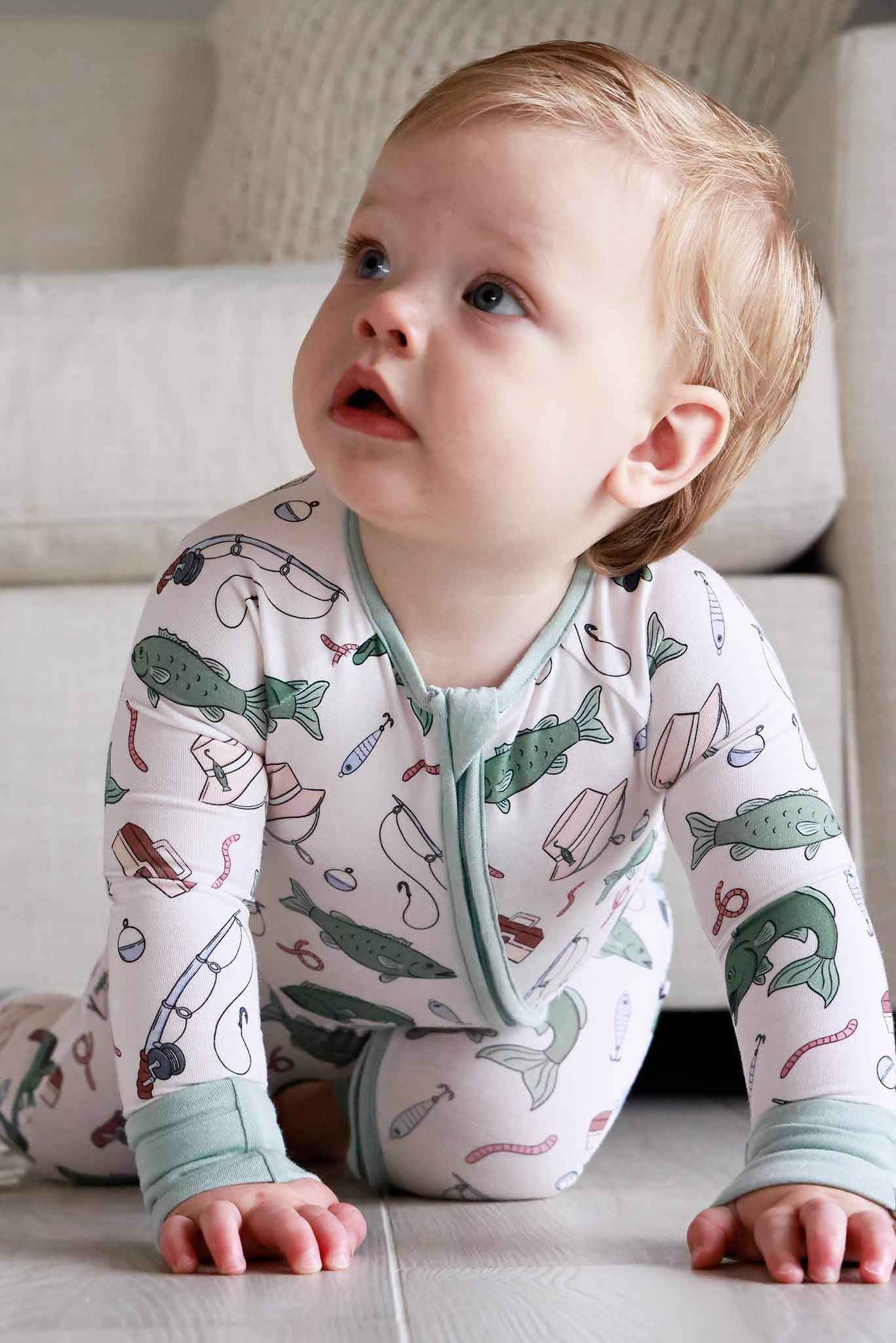 Convertible Zip Romper | Off the Hook: 0-3 months