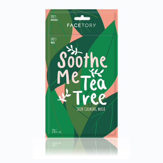 Face Mask - K-Beauty - 2-Step Clearing - Soothe Me Tea Tree