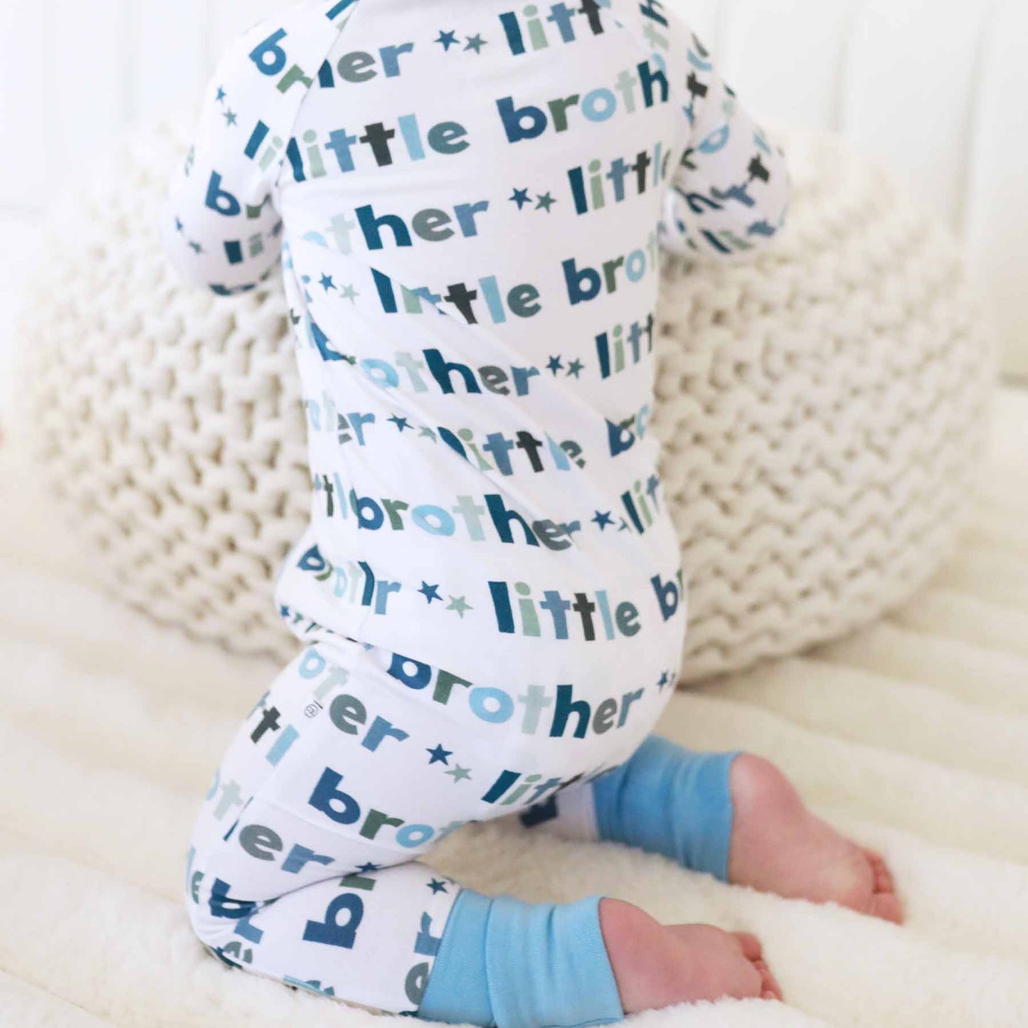 Little Brother Convertible Zip Romper: 0-3 months