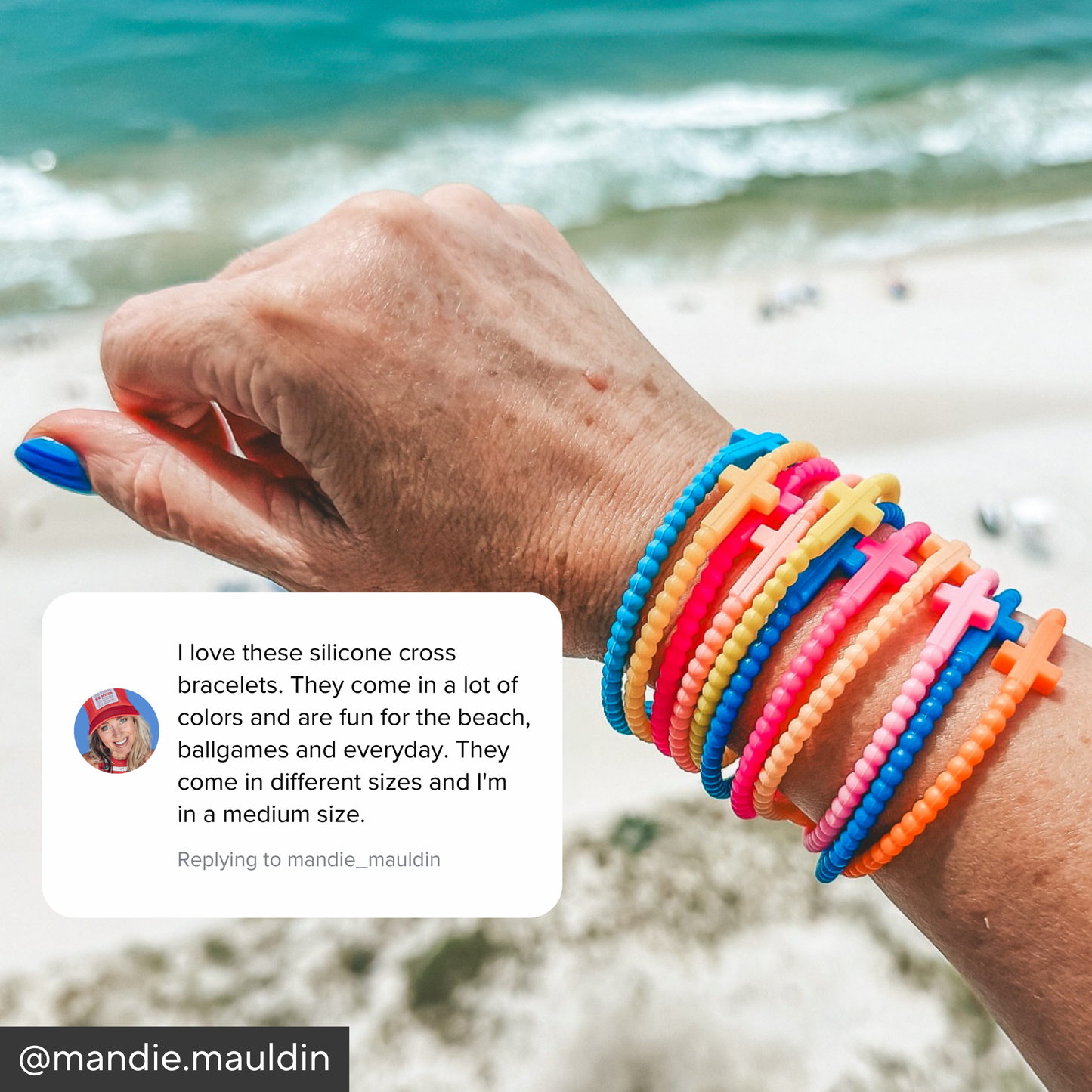 Jesus Bracelets - Group Packs: Painted Desert (25 Pack) / Extra Small