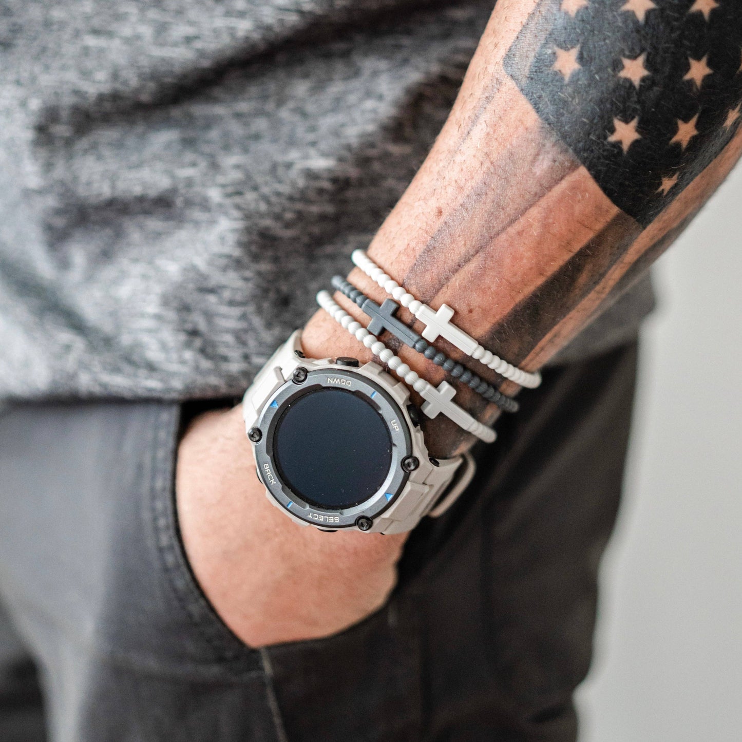 Jesus Bracelets - 5 Packs: Drift / Extra Small