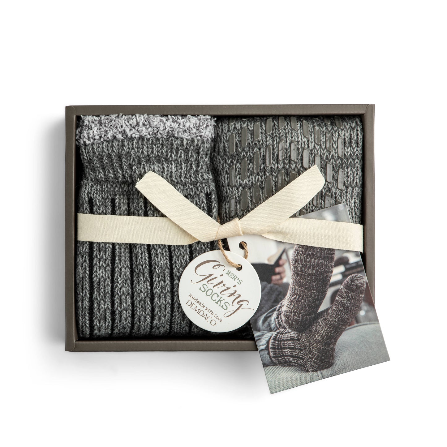 Men's Slipper Socks - Gray