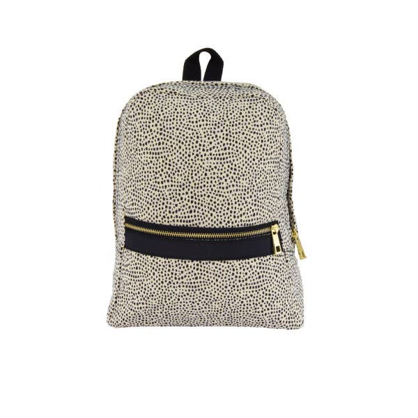Cheetah Seersucker Small Backpack | Mint