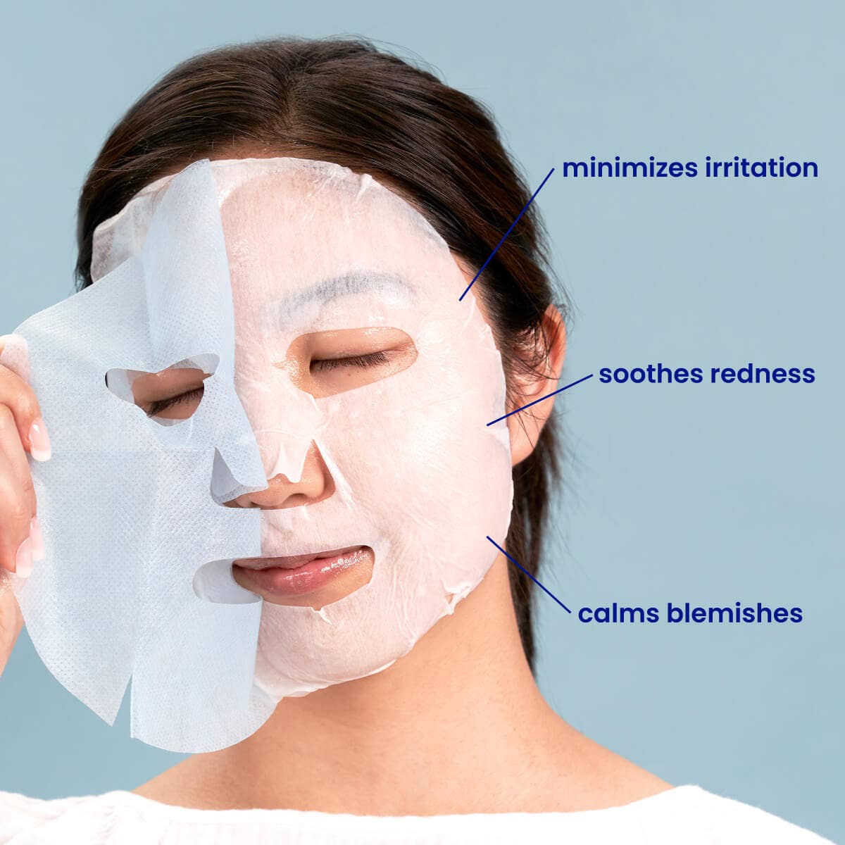 Sheet Face Mask - K-Beauty - Redness Calming - Oh My Heart