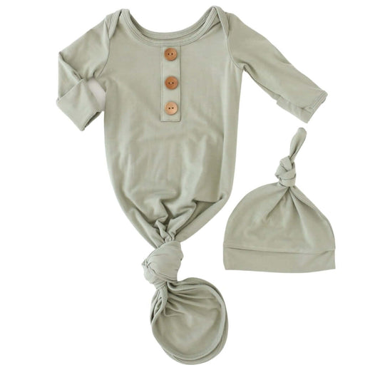 Knot Gowns | Best Selling Solids: Moss