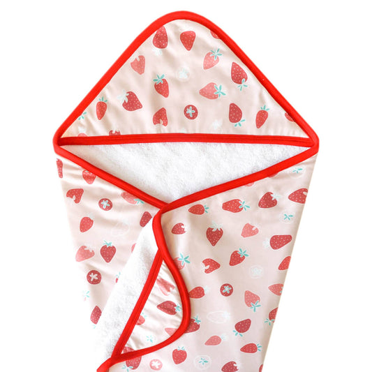Strawberry
Premium Baby Knit Hooded Towel