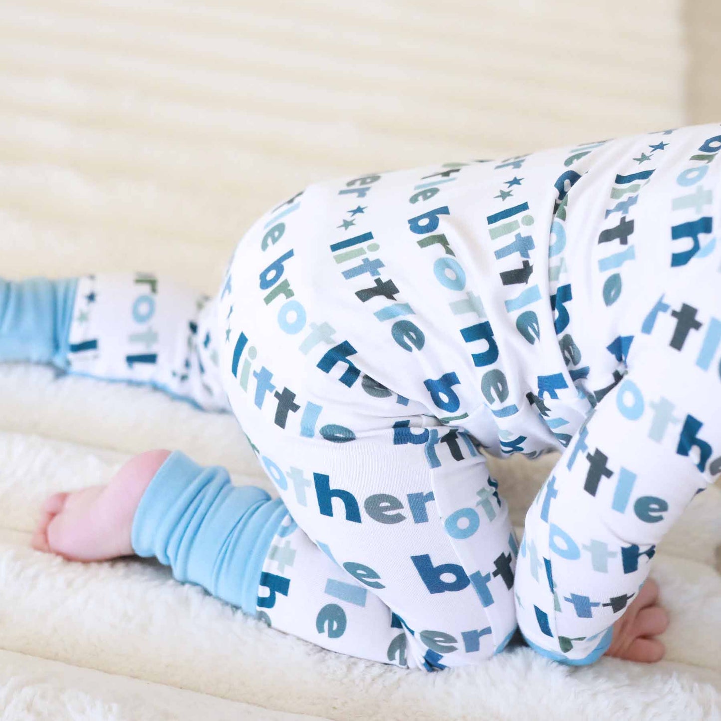 Little Brother Convertible Zip Romper: 0-3 months